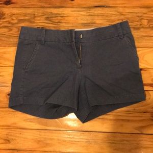 J Crew Blue Chino Shorts